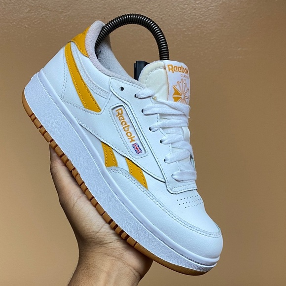 Reebok Classics Club C White And Gold Sneakers - Picture 8 of 15